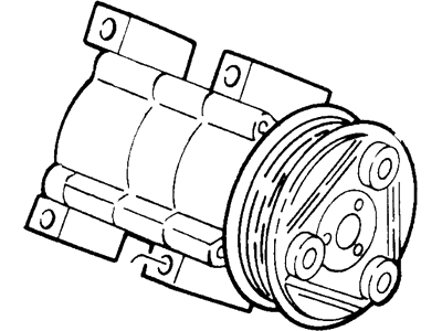 Ford 4F1Z-19V703-BA Compressor Assembly