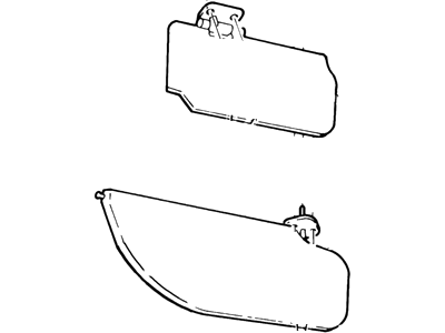 Ford 2C3Z-2504104-AAB Visor Assy - Sun                   