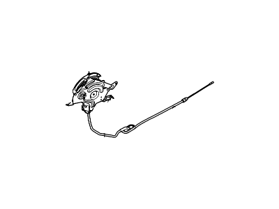 Mercury 8G1Z-2853-A Cable Assy - Parking Brake