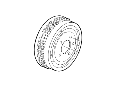 Mercury 1F1Z-1126-BA Drum - Brake                       