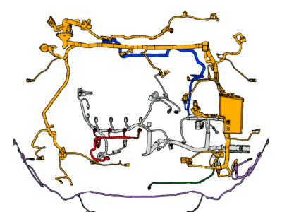 Ford CV6Z-14290-PB Wire Assy