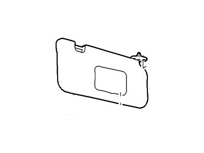 Ford AL8Z-7804105-AA Sun Visor Assembly