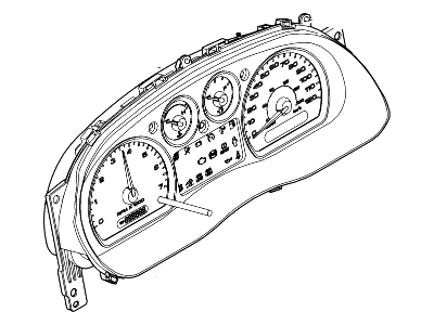 Ford 5L5Z-10849-EA Instrument Cluster