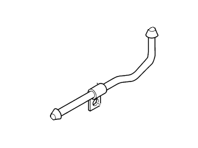 Ford YS4Z-6758-EA Crankcase Ventilation Tube Assembly