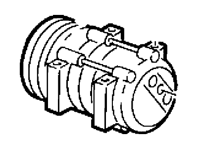 Ford 3S4Z-19V703-BA Compressor Assy