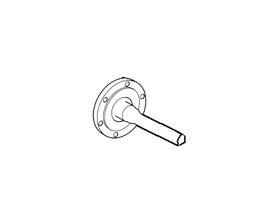 Lincoln 2L1Z-3219-AA Shaft - Front Axle