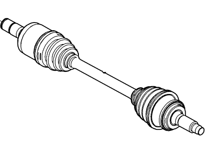 Lincoln BE5Z-3B414-A Joint And Stub Shaft Assy