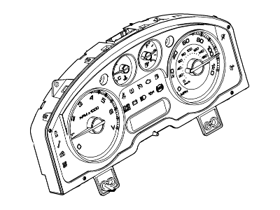 Ford 8F9Z-10849-P Instrument Cluster