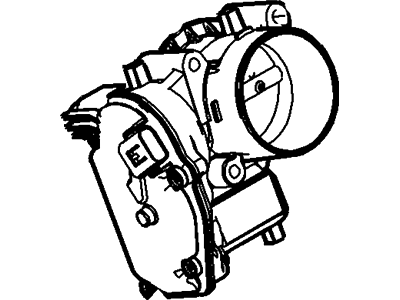 Lincoln 9L8Z-9E926-A Throttle Body And Motor Assy