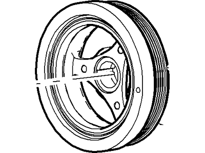 Ford 2L1Z-6312-AA Crankshaft Pulley