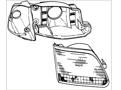 Ford F85Z-13008-AA Headlamp Assy                      