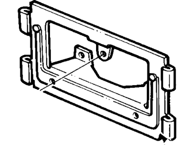 Ford E6AZ-17A385-A Bracket - License Plate            