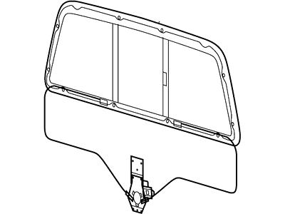 Ford YL3Z-1623395-AA Motor Assy - Window Operating      