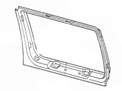 Ford F8UZ-1625508-AAB Moulding - Rear Window             