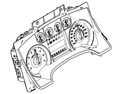 Ford CL3Z-10849-HA Instrument Cluster