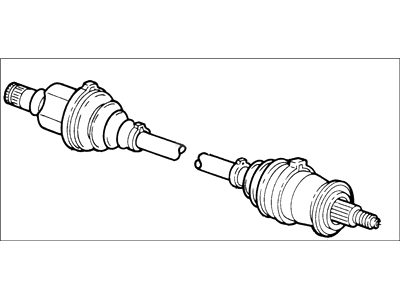 Mercury 4F1Z-3B436-BA Shaft - Front Axle                 