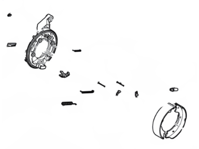 Ford BC3Z-2209-B Parking Brake, Rear Ford BC3Z-2209-B Parking Brake, Rear