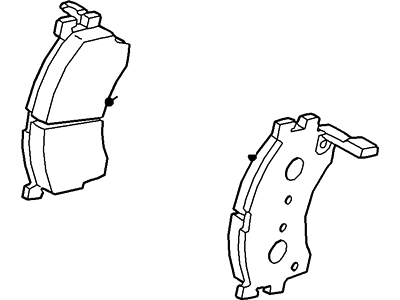 Ford YL8Z-2001-BA Kit - Caliper Brake Pad