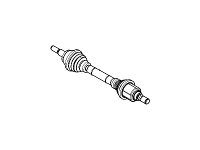 Ford CV6Z-3B437-D Shaft - Front Axle