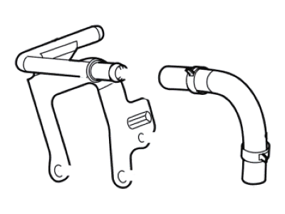 Ford 4L2Z-18696-GA Tube - Auxiliary Heater Supply