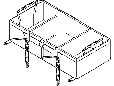 Ford AE5Z-78115A00-B Compartment Assy - Rear Stowage