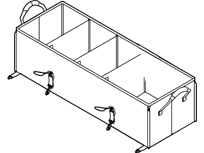 Ford AE5Z-78115A00-A Compartment Assy - Rear Stowage