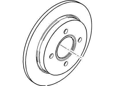 Ford 4U2Z-1V125-HA Rotor Assy