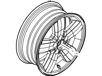 Ford 8L8Z-1007-E Wheel Assy