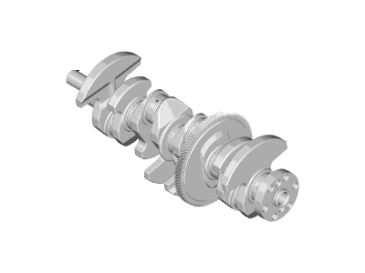 Ford EJ7Z-6303-B Crankshaft Assy