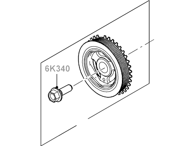 Ford 7U7Z-6312-A Pulley - Crankshaft