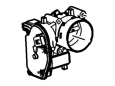 Lincoln DS7Z-9E926-A Throttle Body And Motor Assy