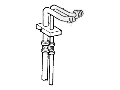 Ford XC2Z-19835-AA Tube Assy                          