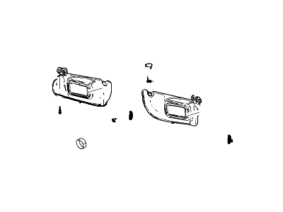 Ford 7L2Z-7804105-DB Visor Assy - Sun