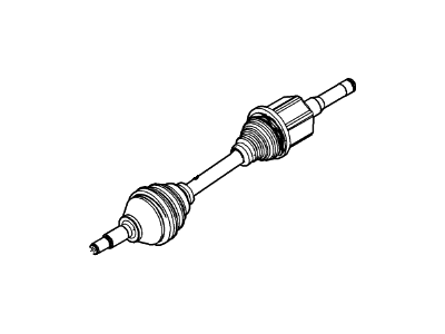 Lincoln DG1Z-3B437-C Shaft - Front Axle