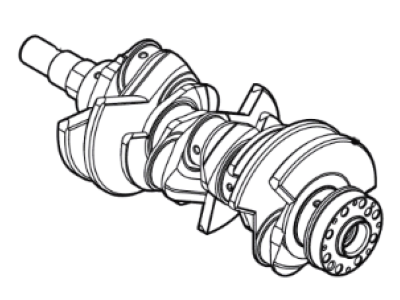 Ford HL3Z-6303-A Crankshaft Assembly