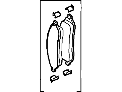 Mercury 5U2Z-2V001-BA Pad