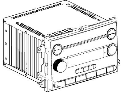 Ford EC2Z-18C869-AA Receiver Assy - Radio