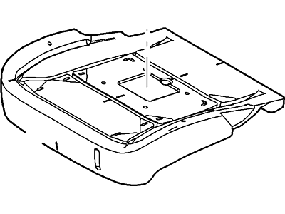 Ford DA8Z-74632A23-H Pad - Seat Cushion