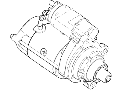 Ford DU2Z-11V002-ERM Starter Motor Assy