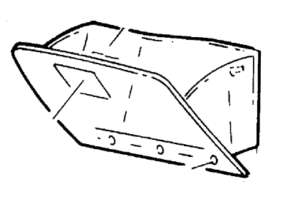 Mercury F87Z-7806024-BAE Door Assy - Glove Compartment      