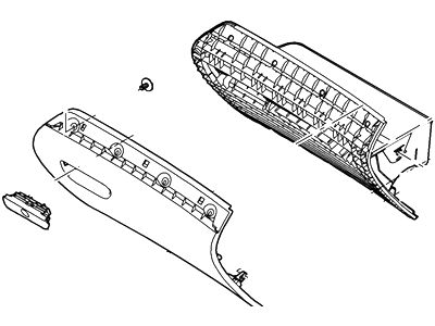 Ford DB5Z-7806024-BB Box Assembly - Glove Compartment