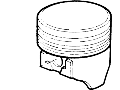 Ford XL3Z-6108-BA Piston And Pin Assy                