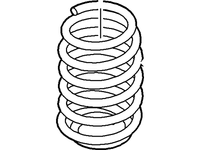 Lincoln 6E5Z-5560-AA Spring - Rear