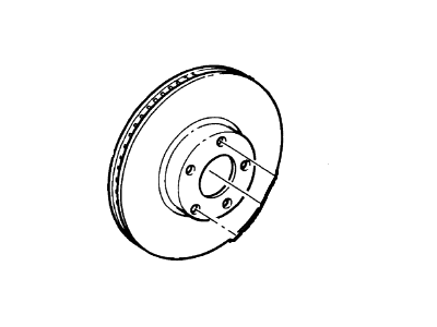 Ford F7ZZ-1125-AA Rotor Assy                         