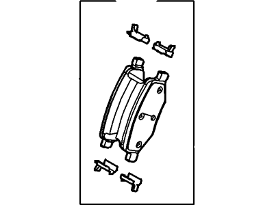 Ford AG1Z-2200-A Kit - Brake Lining