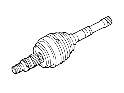 Ford 3L3Z-3B413-AA Joint And Stub Shaft Assembly