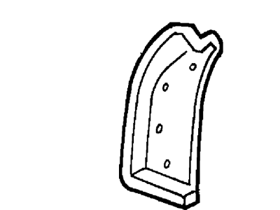 Ford F81Z-25025K11-AA Insulator, Driver Side Ford F81Z-25025K11-AA Insulator, Driver Side