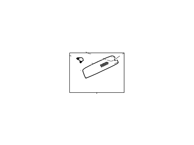 Lincoln 3L1Z-13A613-AA Lamp Assy - Rear - High Mounted