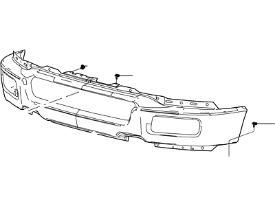 Lincoln 4L3Z-17757-BACP Bumper Assy - Front