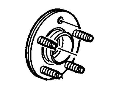 Mercury XF1Z-1104-BA Hub And Bearing Assy - Wheel       